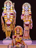Bhagwan Shri Ram, Shri Sitaji and Shri Hanumanji